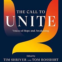 Book cover titled 'The Call to Unite' with a vibrant abstract design.